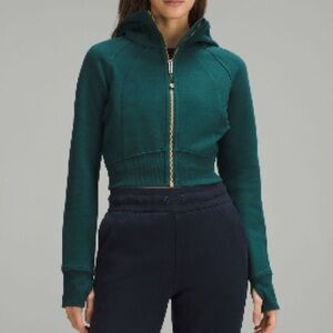 Scuba Full-Zip
Cropped Hoodie
Storm Teal
Size 4